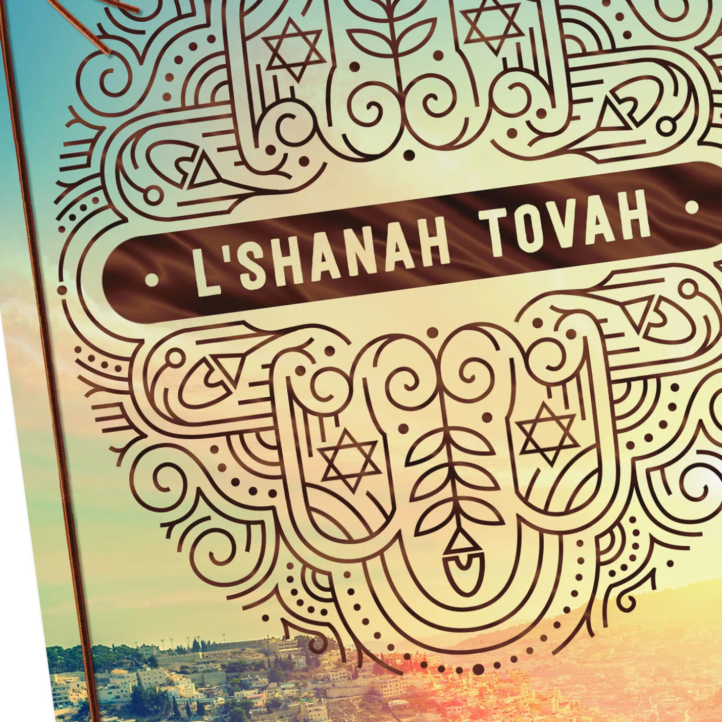 A Year of Many Blessings Rosh Hashanah Card