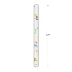 Baby Animals With Balloons Wrapping Paper Roll, 17.5 sq. ft.