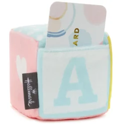 Baby Block Plush Gift Card Holder