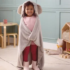 Baby Elephant Hooded Blanket With Pockets