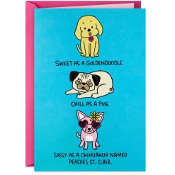 Baddest Bitch Around Funny Birthday Card
