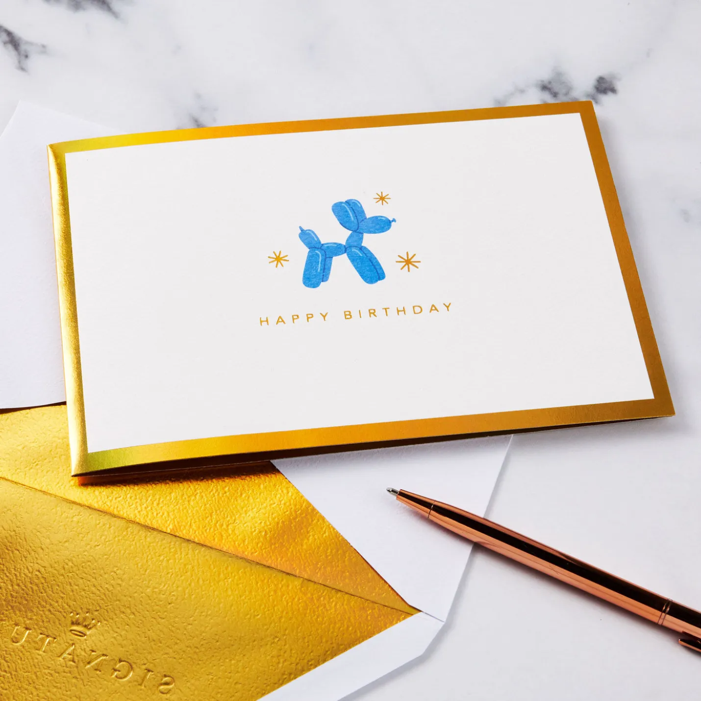 Balloon Party Animal Pop-Up Birthday Card