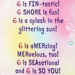 Barbie™ Sweet Mermaid Musical 6th Birthday Card