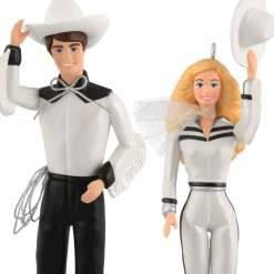 Barbie™ and Ken™ Western Stars Ornaments, Set of 2