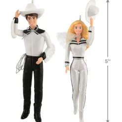 Barbie™ and Ken™ Western Stars Ornaments, Set of 2