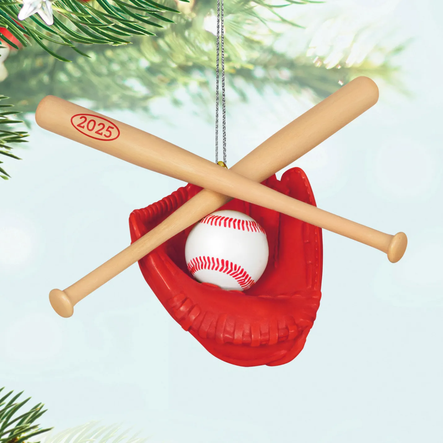 Baseball Star 2025 Ornament