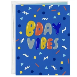 Bday Vibes Birthday Card
