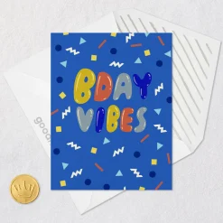 Bday Vibes Birthday Card