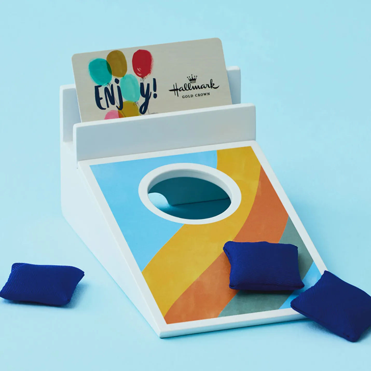 Beanbag Toss Game Phone Holder