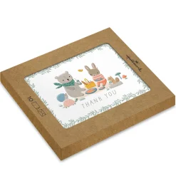 Bear and Bunny Picnic Blank Baby Thank You Notes, Pack of 10