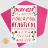 Beautiful Bitch Funny Birthday Card