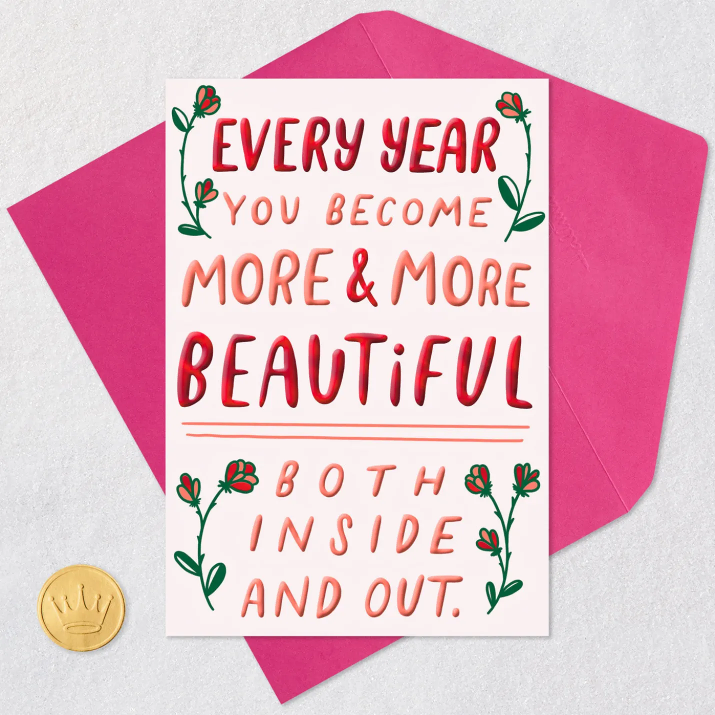 Beautiful Bitch Funny Birthday Card