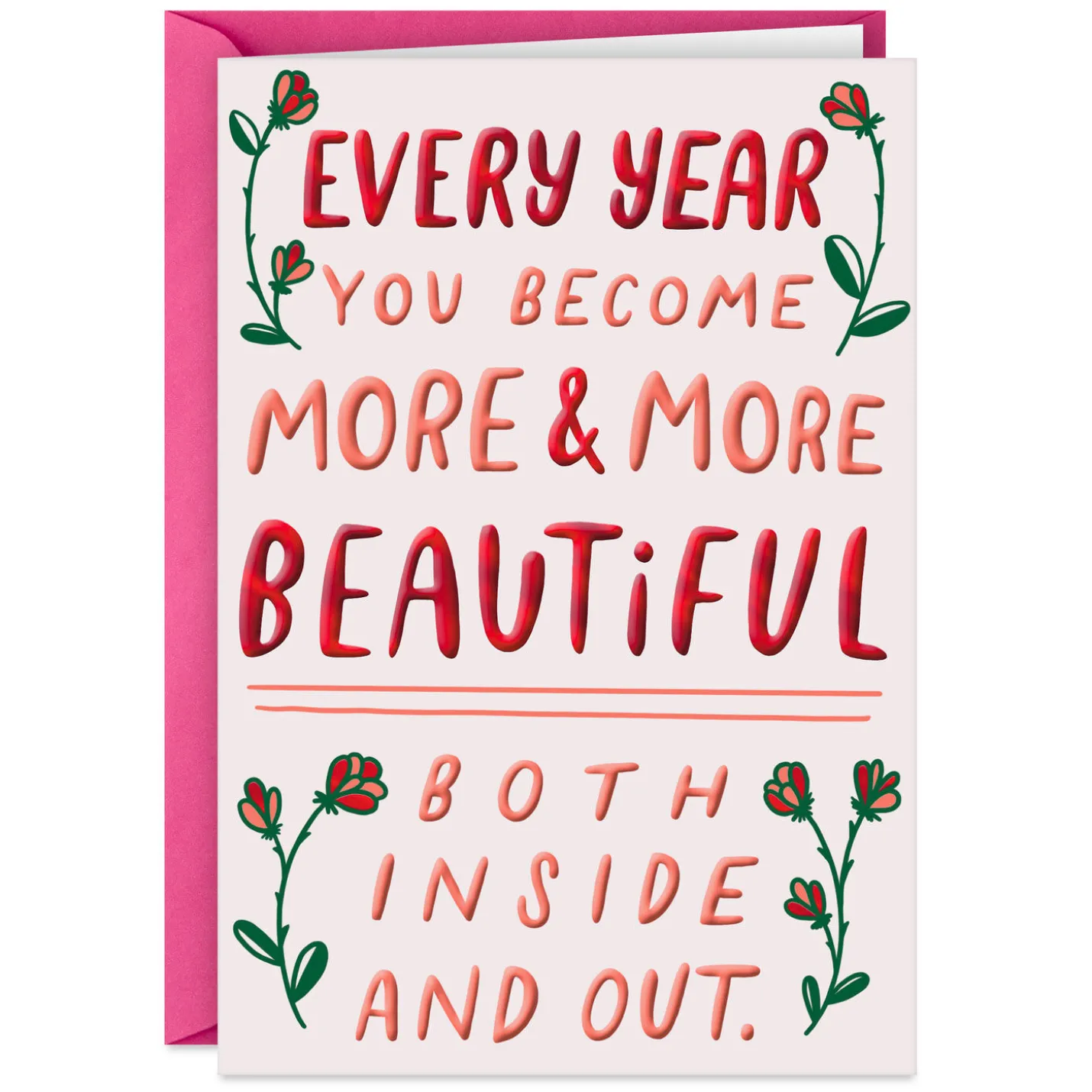 Beautiful Bitch Funny Birthday Card