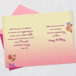 Beautiful, Bold Black Woman Birthday Card for Her