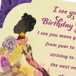 Beautiful, Bold Black Woman Birthday Card for Her