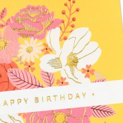 Beautiful Day Flower Bouquet Birthday Card