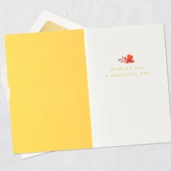 Beautiful Day Flower Bouquet Birthday Card