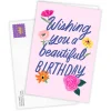 Beautiful Day Wonderful Year Custom Birthday Card