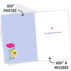 Beautiful Day Wonderful Year Custom Birthday Card