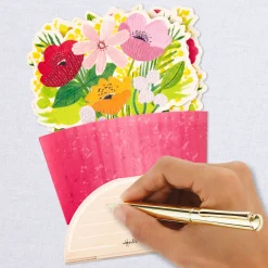 Beautiful You Flower Bouquet 3D Pop-Up Card