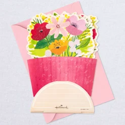 Beautiful You Flower Bouquet 3D Pop-Up Card