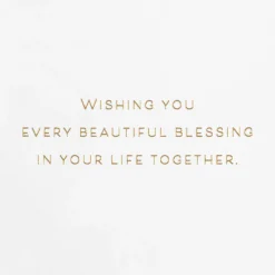 Beautiful Blessings Wedding Card