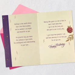 Beautiful, Bold, Beloved Birthday Card for Wife
