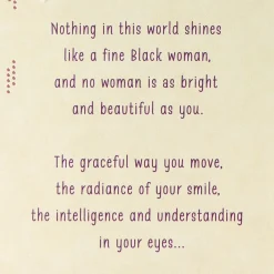 Beautiful, Bold, Beloved Birthday Card for Wife