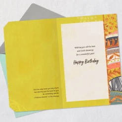 Because You Are You Religious Birthday Card
