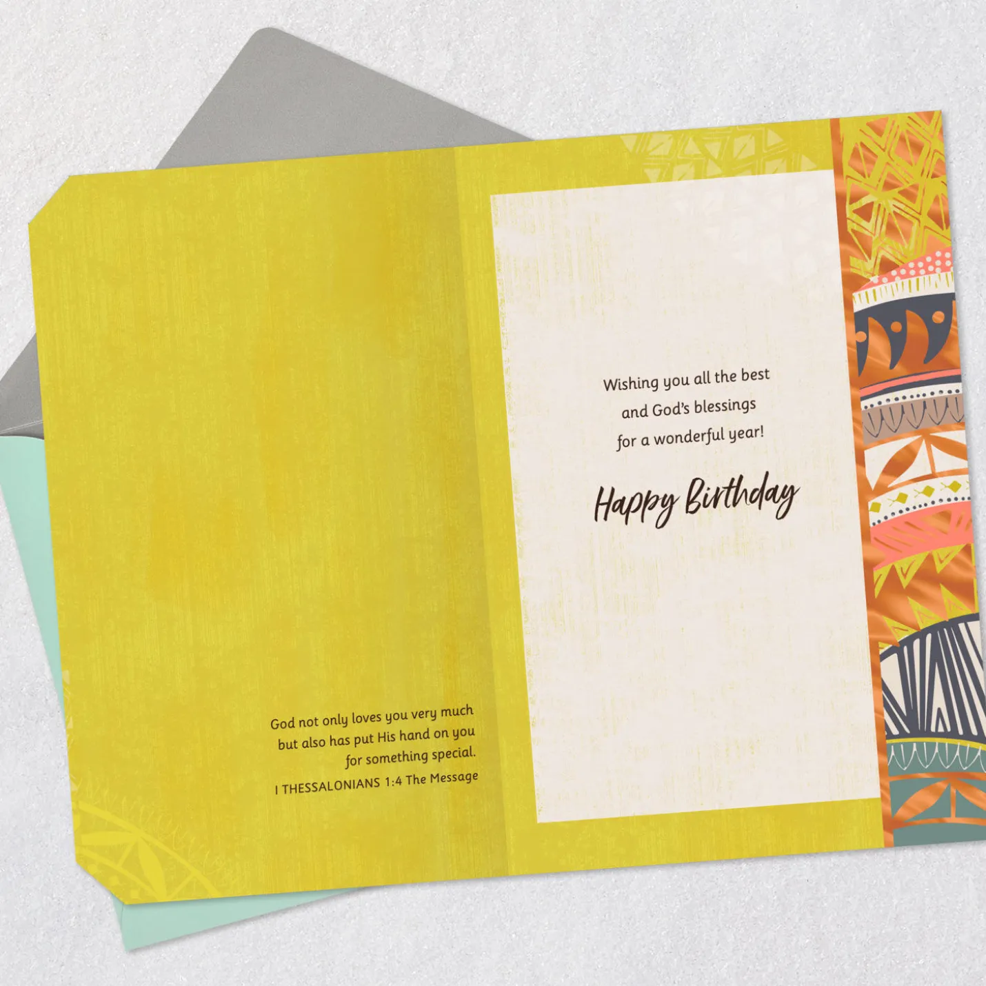 Because You Are You Religious Birthday Card