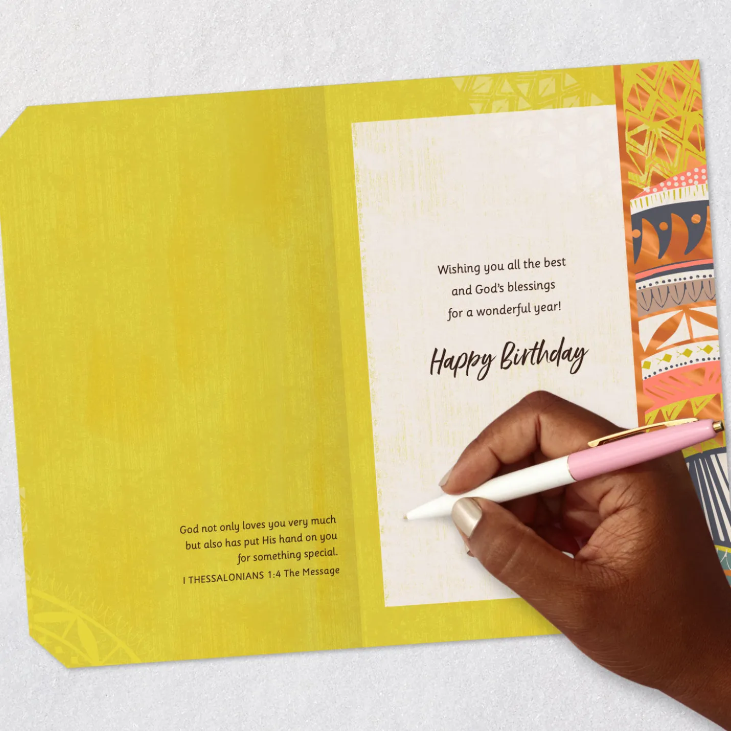 Because You Are You Religious Birthday Card