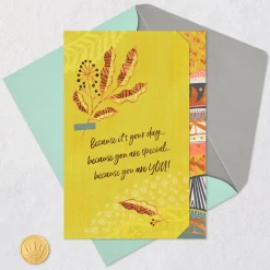 Because You Are You Religious Birthday Card