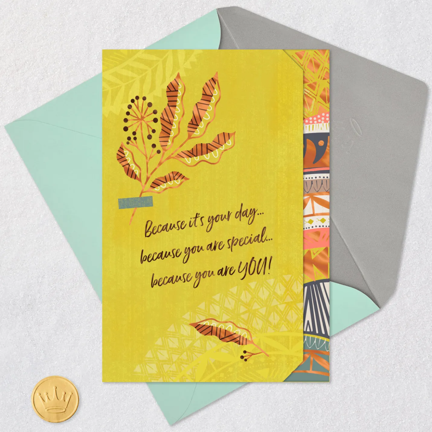 Because You Are You Religious Birthday Card