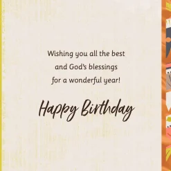 Because You Are You Religious Birthday Card