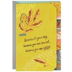 Because You Are You Religious Birthday Card