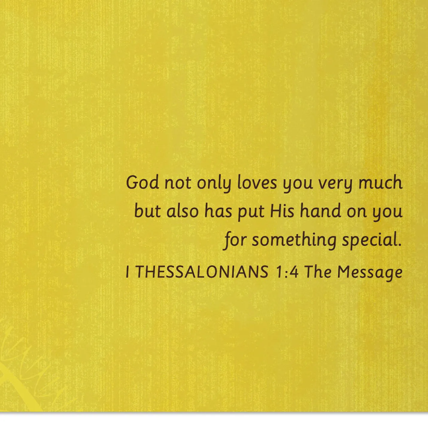 Because You Are You Religious Birthday Card