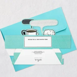 Beer vs. Coffee Funny 3D Pop-Up Birthday Card