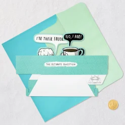 Beer vs. Coffee Funny 3D Pop-Up Birthday Card