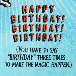 Beetlejuice It's Showtime Pop-Up Birthday Card