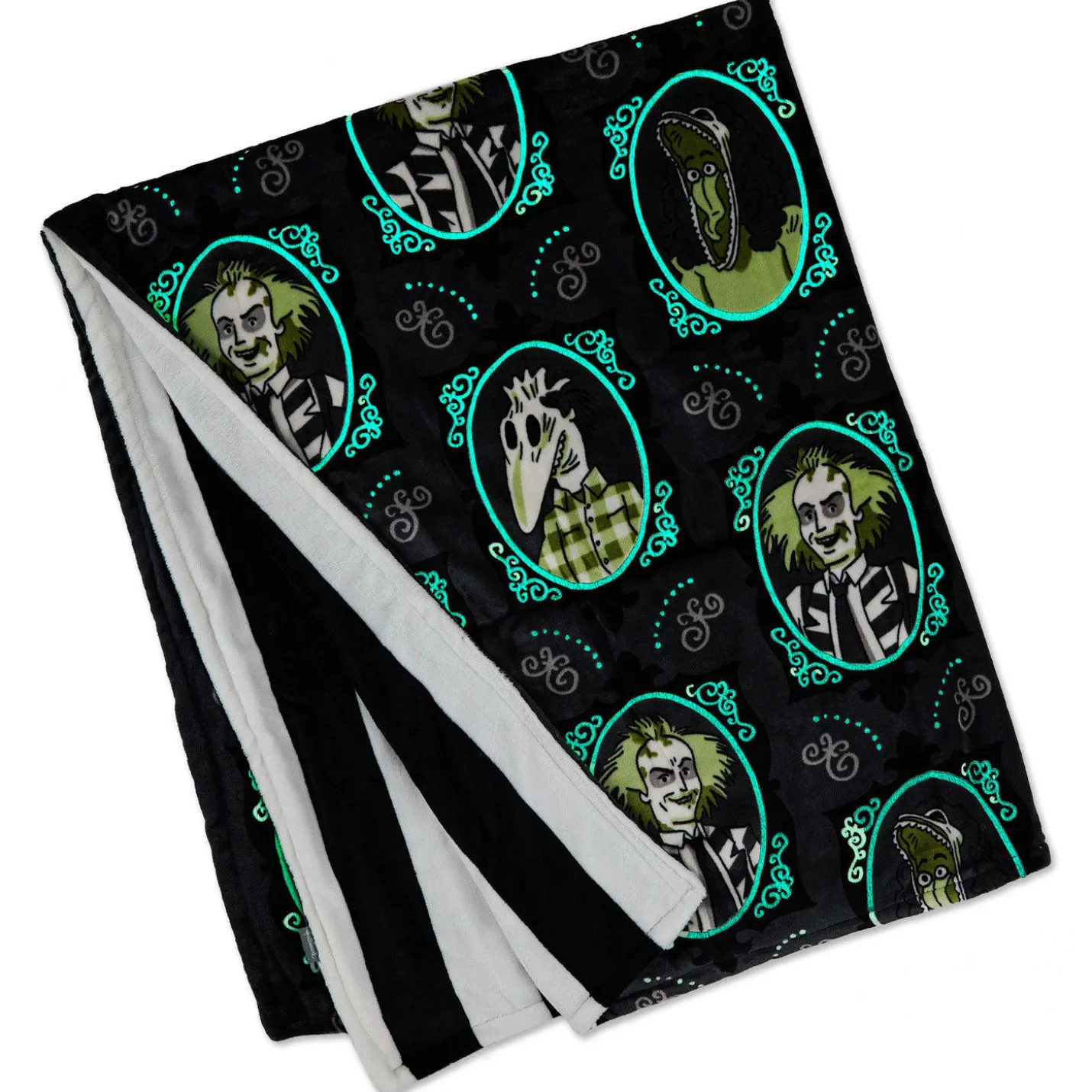 Beetlejuice™ Glow-in-the-Dark Throw Blanket, 50x60