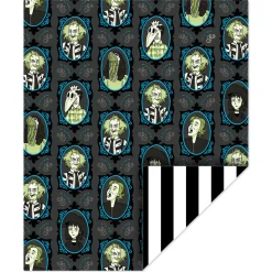 Beetlejuice™ Glow-in-the-Dark Throw Blanket, 50x60