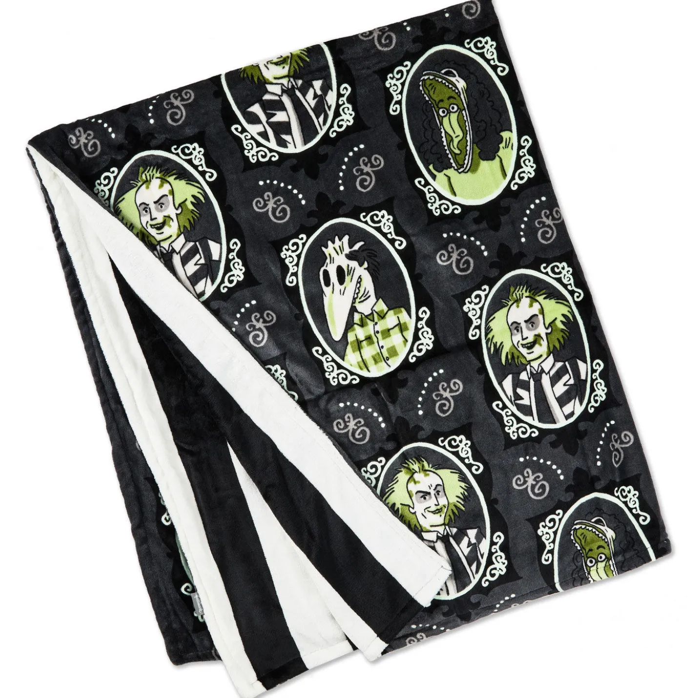 Beetlejuice™ Glow-in-the-Dark Throw Blanket, 50x60