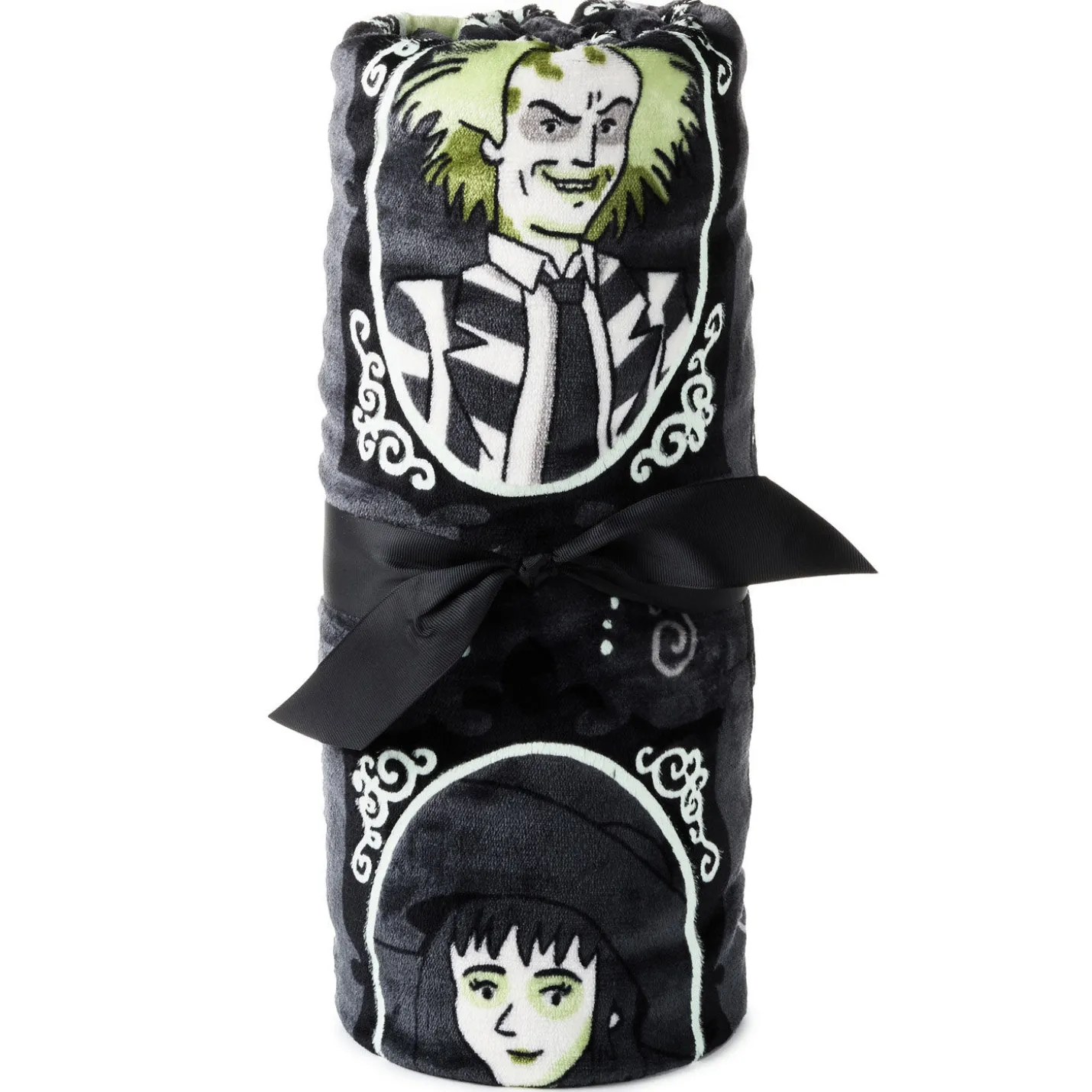 Beetlejuice™ Glow-in-the-Dark Throw Blanket, 50x60