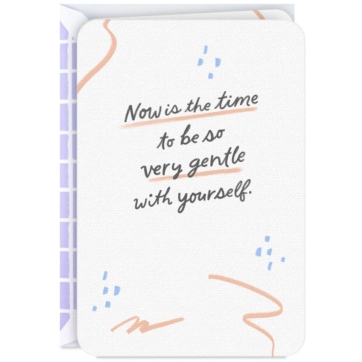 Be Gentle With Yourself Encouragement Card