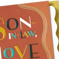 Being Family With You Is Wonderful Birthday Card for Son-in-Law