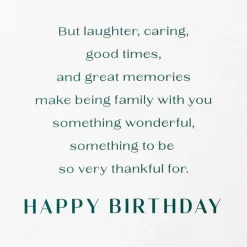 Being Family With You Is Wonderful Birthday Card for Son-in-Law