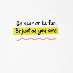 Be Just as You Are Encouragement Card