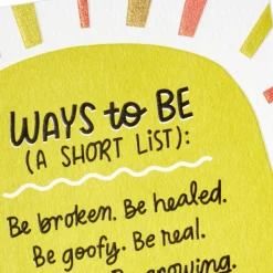 Be Just as You Are Encouragement Card