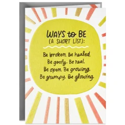 Be Just as You Are Encouragement Card