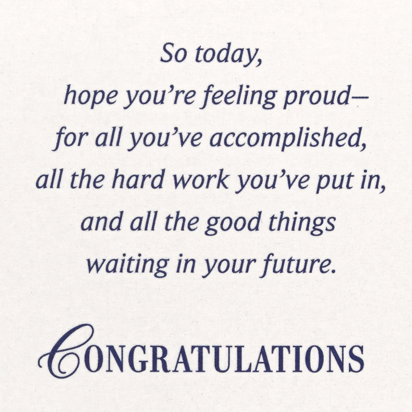 Be Proud Master's Degree Graduation Card